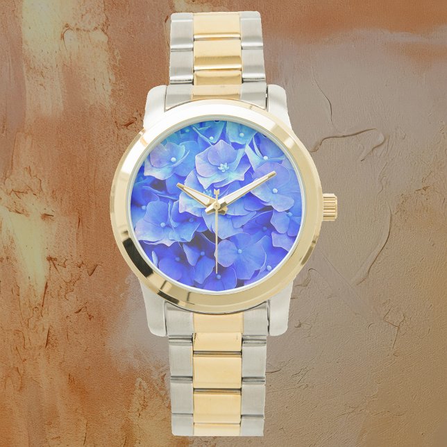 Hydrangea Blues Horloge (Creator heeft geüpload)