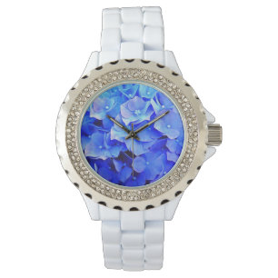 Hydrangea Blues Horloge