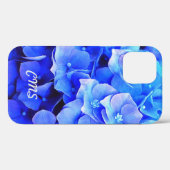 Hydrangea Blues Personalized Case-Mate iPhone Case (Achterkant (horizontaal))