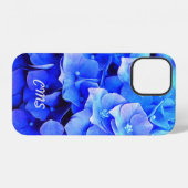 Hydrangea Blues Persoonlijk iPhone Hoesje (Achterkant horizontaal)