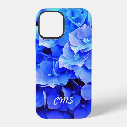 Hydrangea Blues Persoonlijk iPhone Hoesje (Achterkant)
