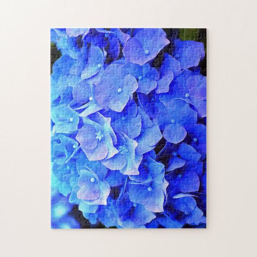 Hydrangea Blues Puzzle Legpuzzel (Verticaal)