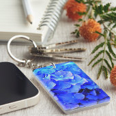 Hydrangea Blues Sleutelhanger