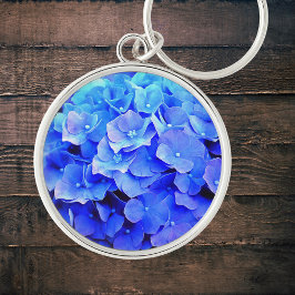 Hydrangea Blues Sleutelhanger