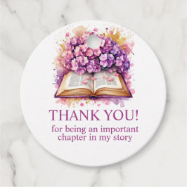 Hydrangea Boek Thema Bedankjes Labels