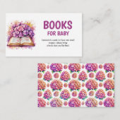 Hydrangea Boek Thema Boeken voor Baby Informatiekaartje (Voorkant / Achterkant)