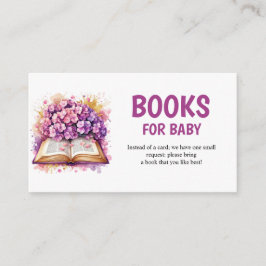Hydrangea Boek Thema Boeken voor Baby Informatiekaartje