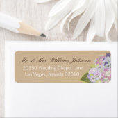 Hydrangea Boeket Bruiloft Label (Insitu)