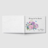 Hydrangea Boeket Op Witgeschilderd Hout Gastenboek (Volledig)