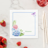 Hydrangea Boeket Papieren Servet (Insitu)