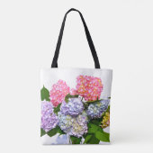 Hydrangea Boeket, voor de Bruid Tote Bag (Achterkant)
