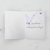 Hydrangea boeket voor Jubileum Kaart (Binnen)