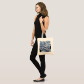 Hydrangea boodschappentas tote bag (Voorkant (model))