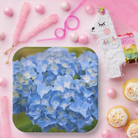 Hydrangea Borden Papieren Bordje (Feest)