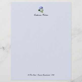 Hydrangea Botanical Letterhead Briefhoofd