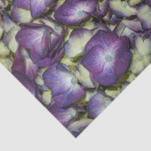 Hydrangea Botanische Paarse Florenz Fotografisch Tissuepapier (Detail)