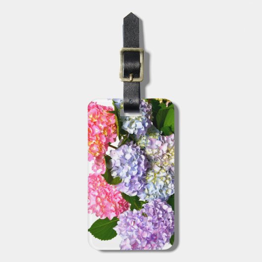Hydrangea Bouquet Bagagelabel (Voorkant verticaal)