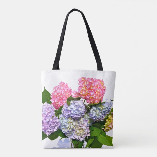 Hydrangea Bouquet beste tante ooit Tote Bag (Achterkant)