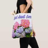 Hydrangea Bouquet beste tante ooit Tote Bag (Dichtbij)