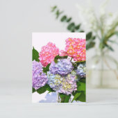 Hydrangea Bouquet Briefkaart (Staand voorkant)
