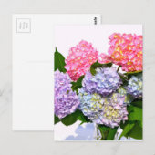 Hydrangea Bouquet Briefkaart (Voorkant / Achterkant)