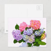 Hydrangea Bouquet Briefkaart (Voorkant / Achterkant)
