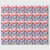 Hydrangea Bouquet Cadeaupapier (Vlak)