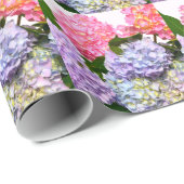 Hydrangea Bouquet Cadeaupapier (Rol Hoek)