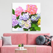 Hydrangea Bouquet Canvas Afdruk (Insitu (Woonkamer))
