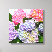 Hydrangea Bouquet Canvas Afdruk (Voorkant)