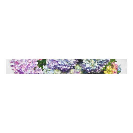 Hydrangea Bouquet Grosgrain Lint (Voorkant)