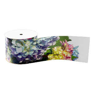 Hydrangea Bouquet Grosgrain Lint