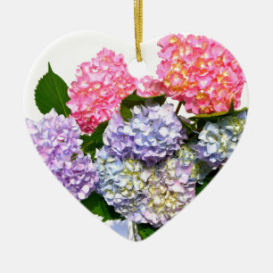 Hydrangea Bouquet Keramisch Ornament
