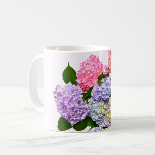 Hydrangea Bouquet Koffiemok (Voorkant links)