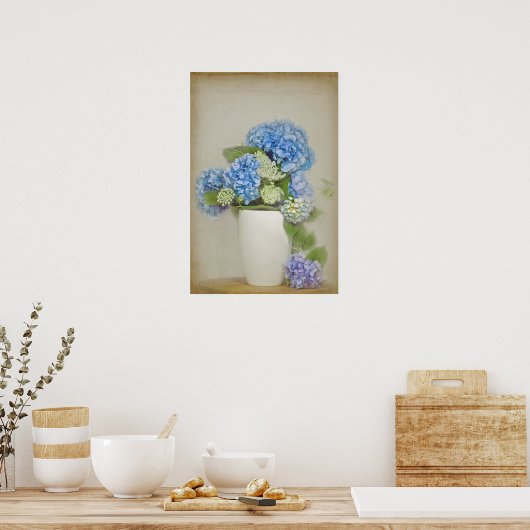 Hydrangea Bouquet Poster (Keuken)