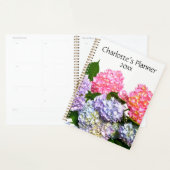 Hydrangea Bouquet, roze paarse blauwe gele bloemen Planner (Display)