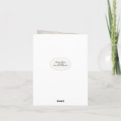 hydrangea bouquet sympathie bedankkaart (Achterkant)