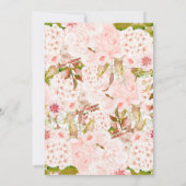 hydrangea bridal doucheuitnodiging kaart (Achterkant)