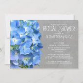 Hydrangea Bridal Shower Invitations Kaart (Voorkant)