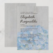  Hydrangea Bridal Shower Invitations Kaart (Voorkant / Achterkant)