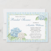 Hydrangea Bridal Shower Kaart (Voorkant)