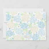 Hydrangea Bridal Shower Kaart (Achterkant)