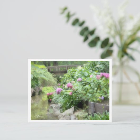 Hydrangea Briefkaart (Staand voorkant)