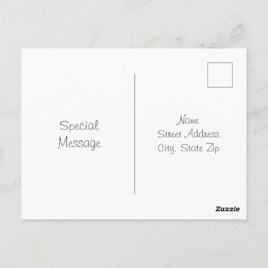 Hydrangea Briefkaart (Achterkant)