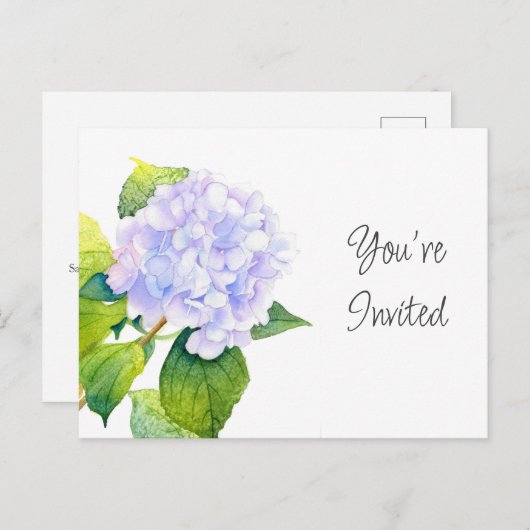 Hydrangea Briefkaart (Voorkant / Achterkant)