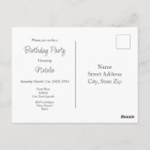 Hydrangea Briefkaart (Achterkant)