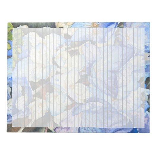 Hydrangea Briefpapier 8,5 x 11-inch lichtere notit Notitieblok (Voorkant)