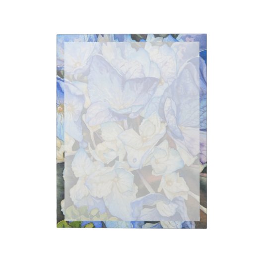 Hydrangea Briefpapier 8,5 x 11 inch Noot Pad Notitieblok (Linkerzijde)