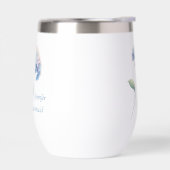 Hydrangea Bruidsmeisje Wijn Tumbler (Links)