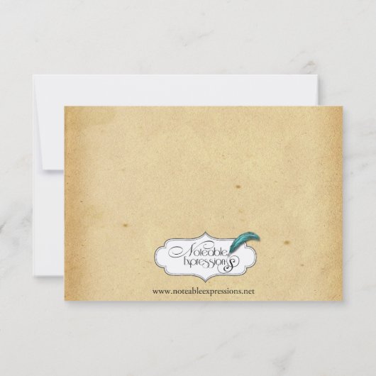  Hydrangea Bruiloft Save the Date (Achterkant)